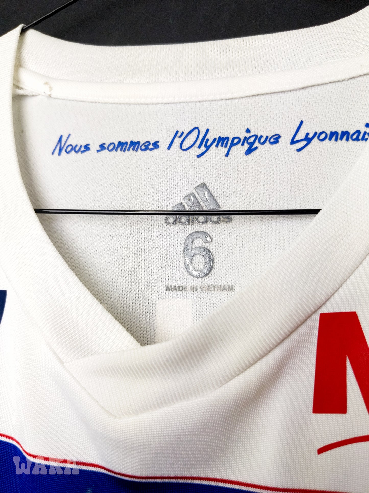 OL Olympique Lyonnais 2015/2016 - Jallet - Home Shirt  - M *Match Worn*
