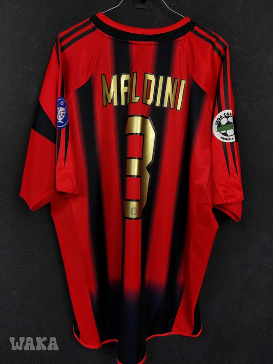 Milan AC 2004/05 - Maldini - Home shirt - XL