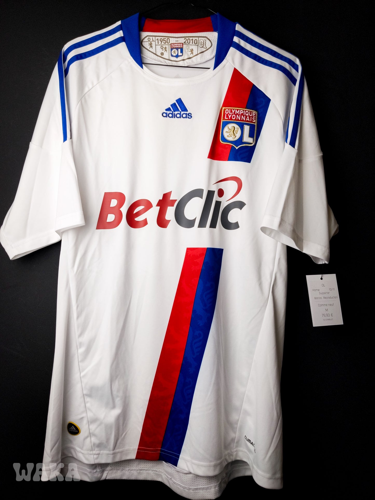 OL Olympique Lyonnais 2010/11 - Bastos - Home shirt - M