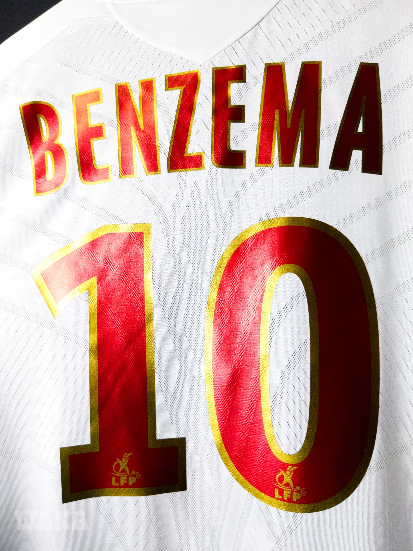 OL Olympique Lyonnais 2008/2009 - Benzema - Home shirt - M