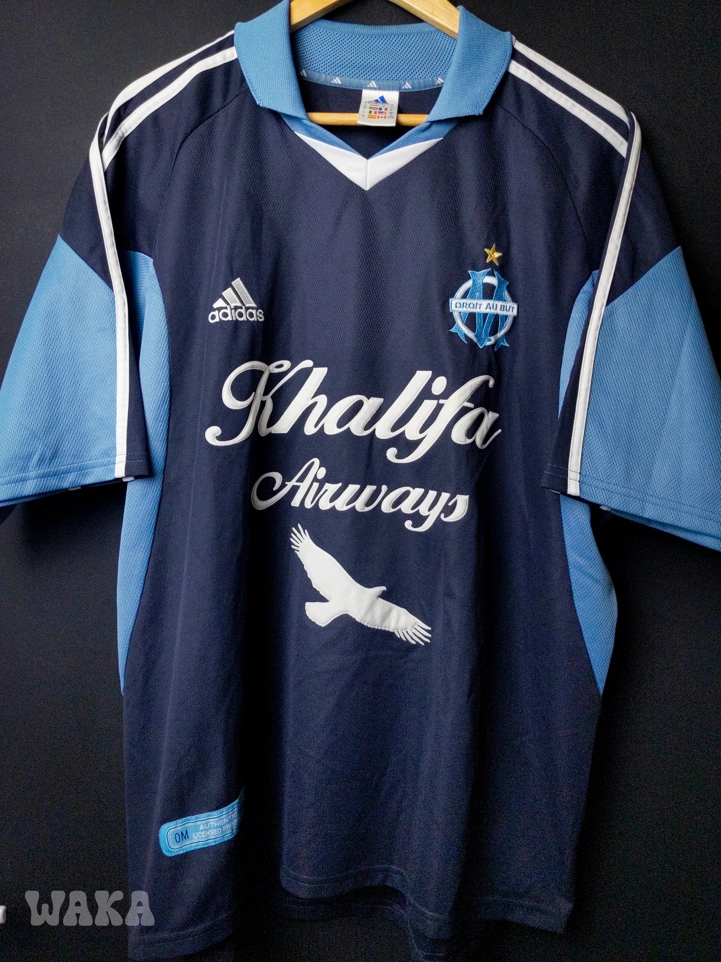 OM Olympique de Marseille 2001/2002 - Leboeuf - Away shirt - XL