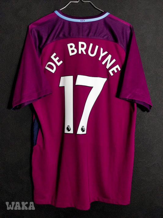 Manchester city 2017/2018 - De Bruyne - Away shirt - L