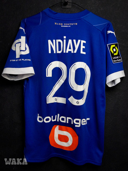 OM Olympique de Marseille 2023/2024 - Ndiaye - Home shirt - S *Full sponsor*