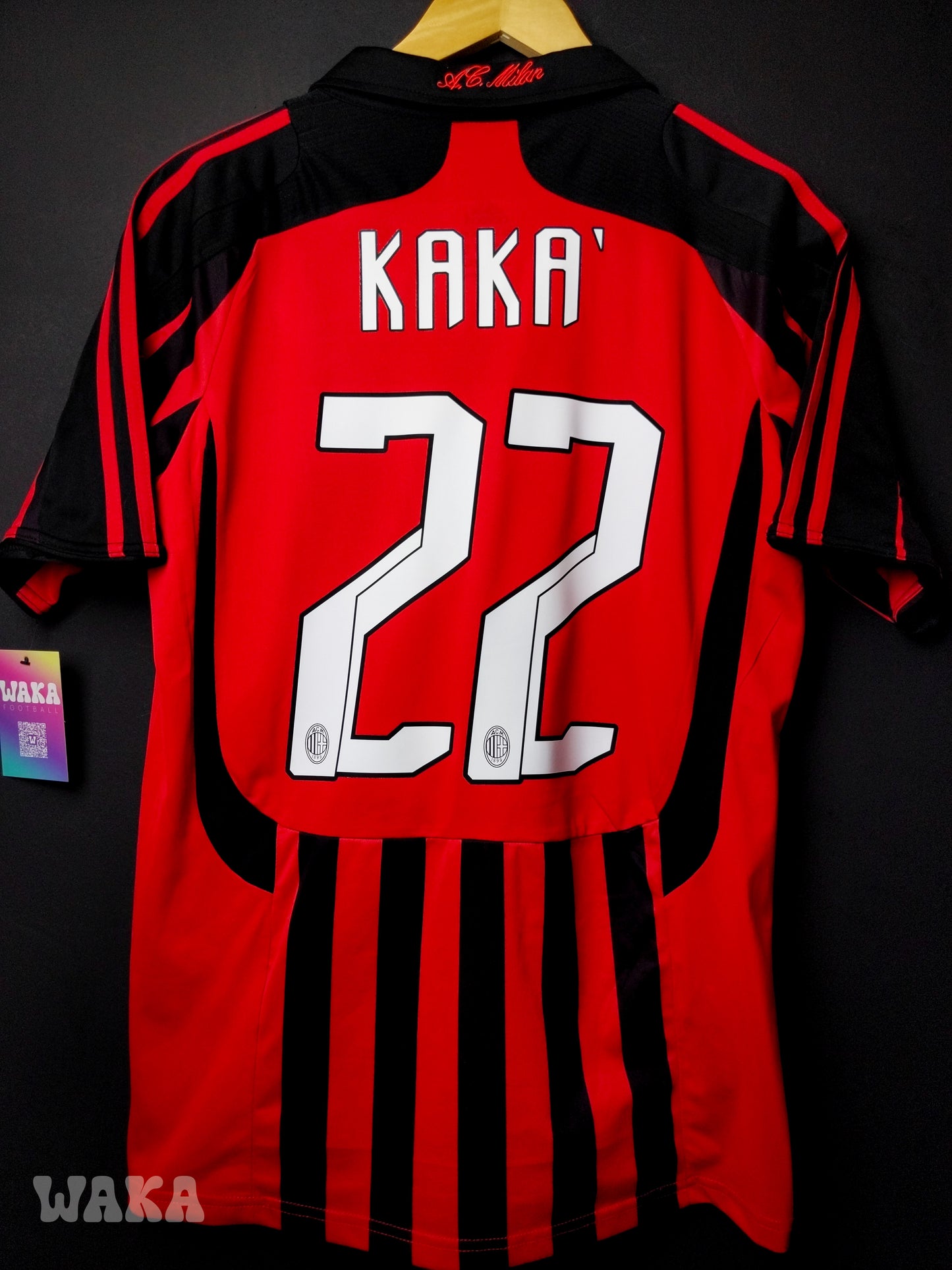 Milan AC 2007/2008 - Kaka - Home shirt - S