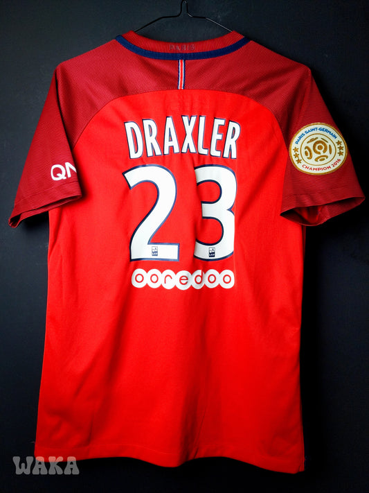 PSG 2016/2017 - Draxler - Away shirt - XL Junior