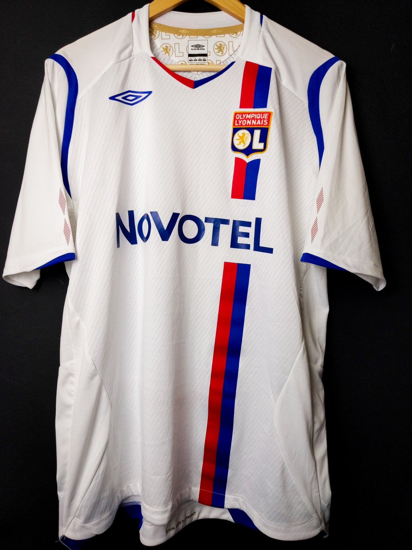 OL Olympique Lyonnais 2008/2009 - Juninho - Home shirt - XL