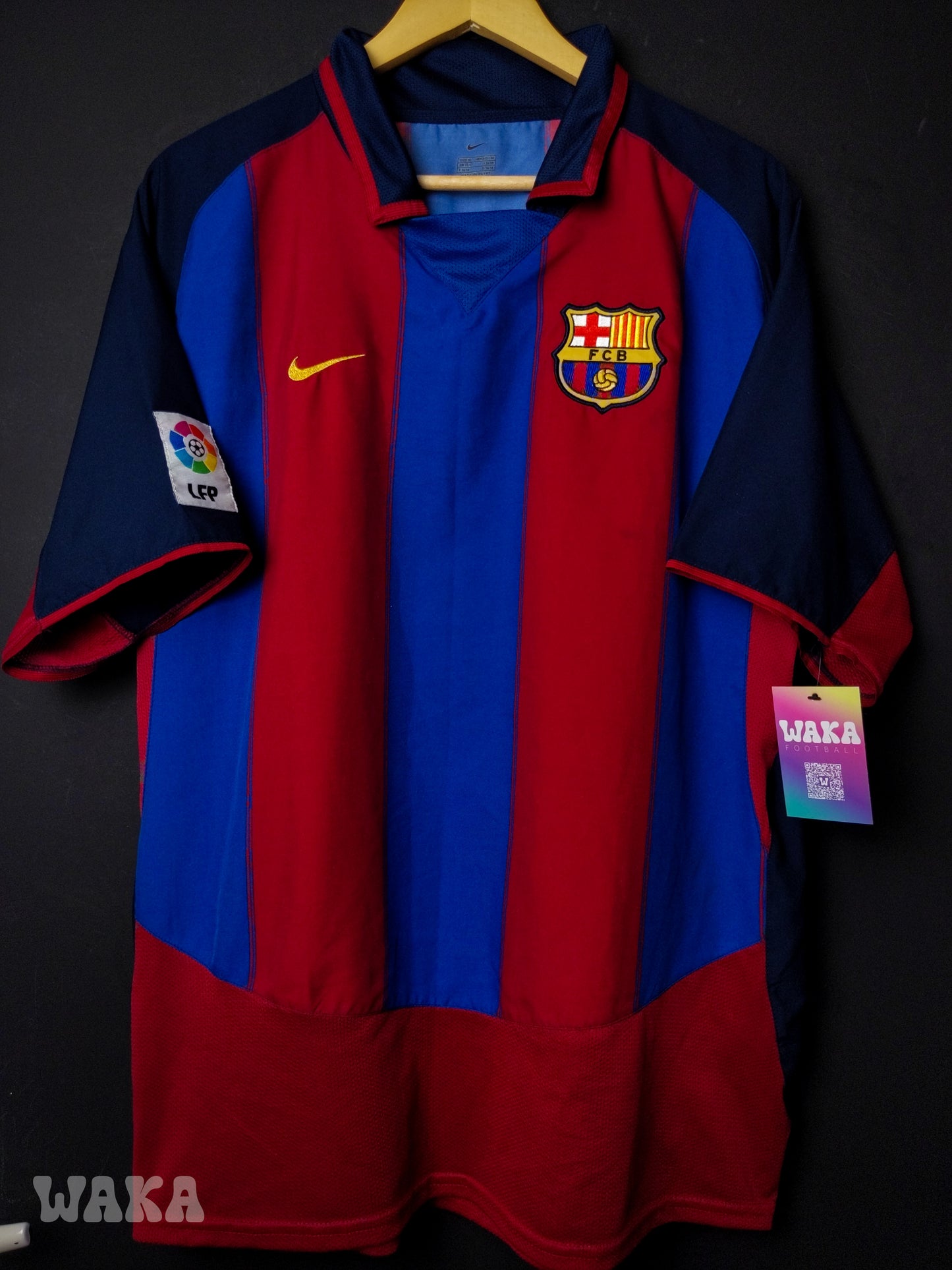FC Barcelone 2003/2004 - Ronaldinho - Home shirt - XL