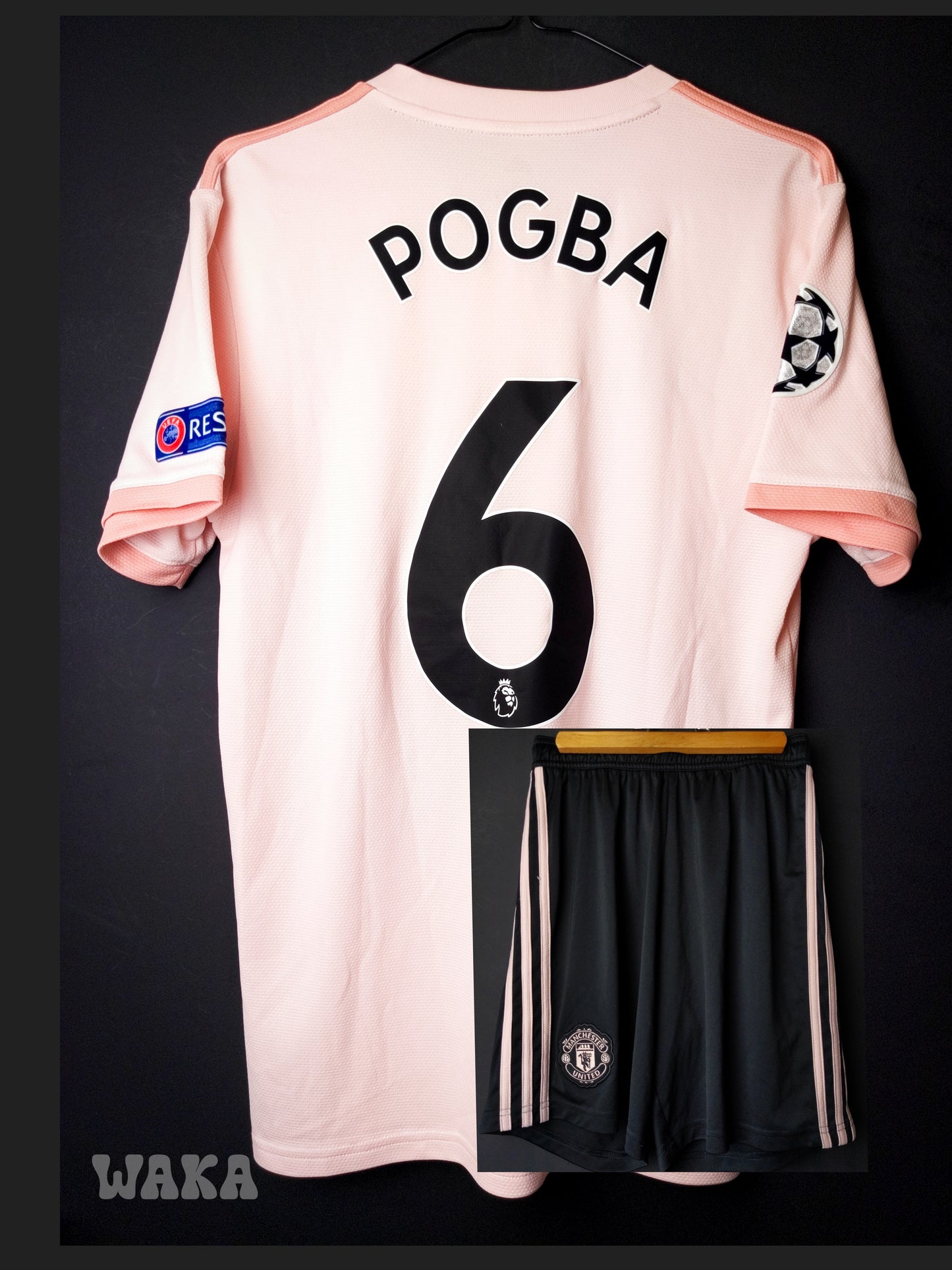 Manchester United 2018/2019 - Pogba - Away Shirt + Short - S
