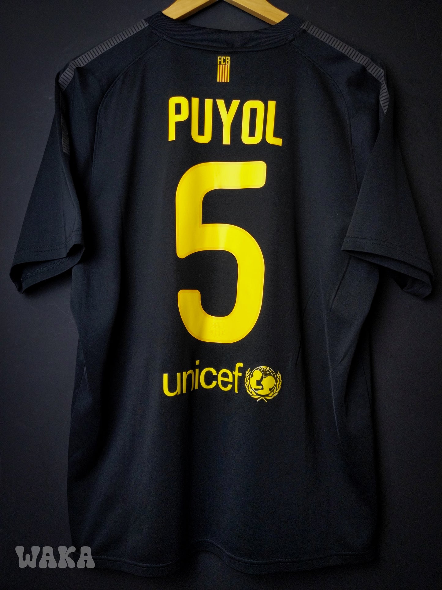 FC Barcelone 2011/2012 - Puyol - Away shirt - L