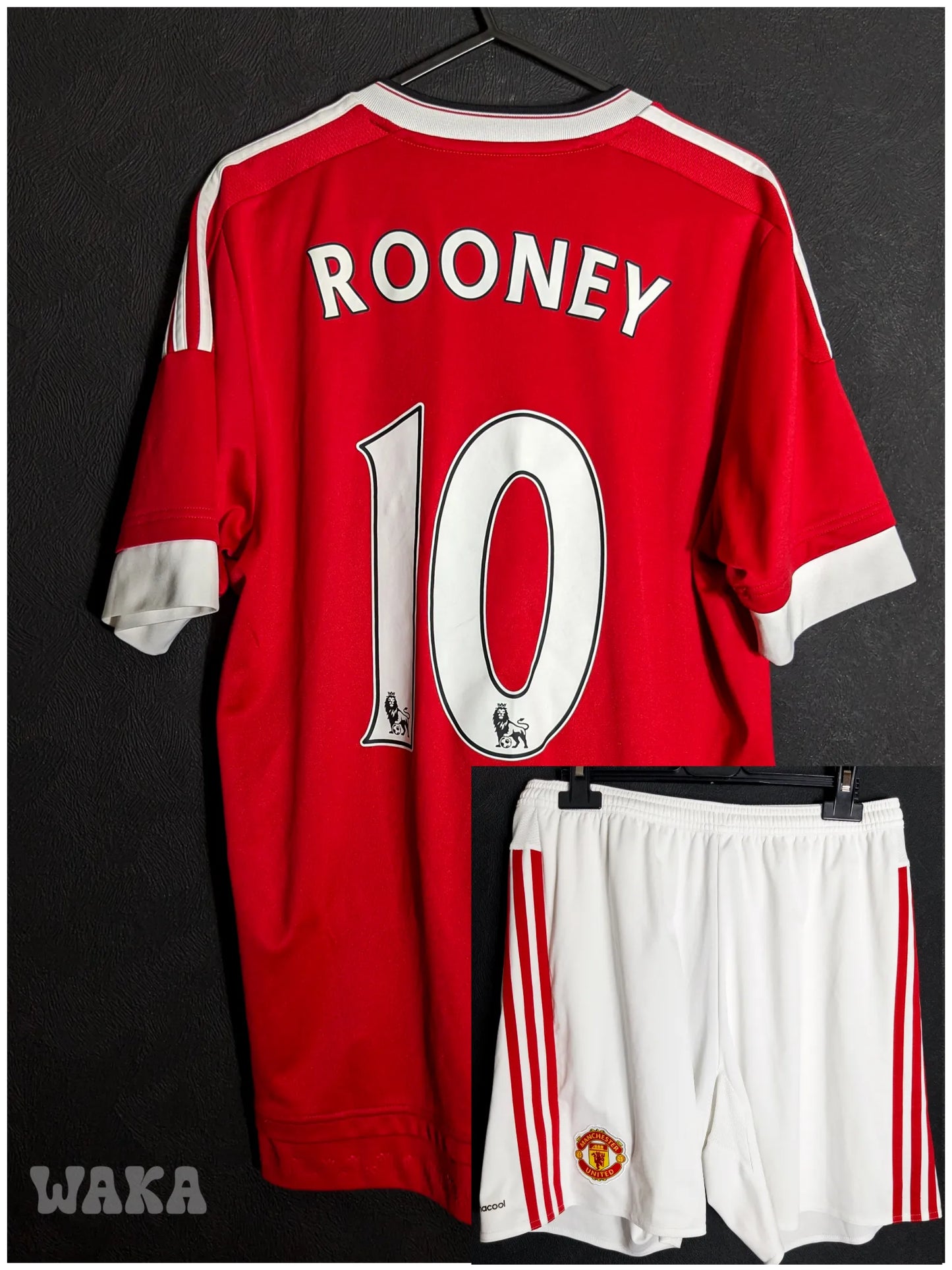 Manchester United 2015/2016 - Rooney - Home Shirt + short - S