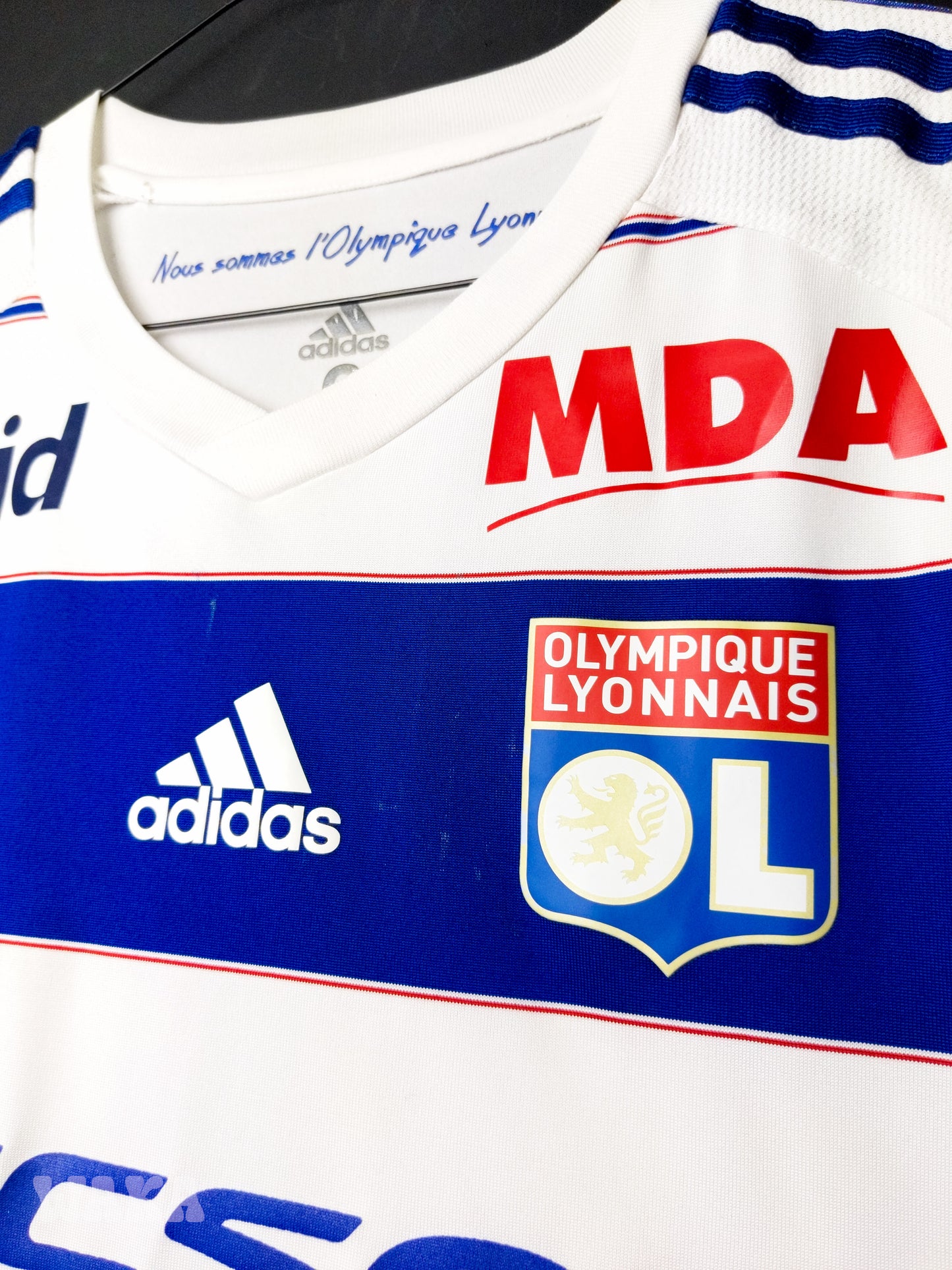 OL Olympique Lyonnais 2015/2016 - Jallet - Home Shirt  - M *Match Worn*