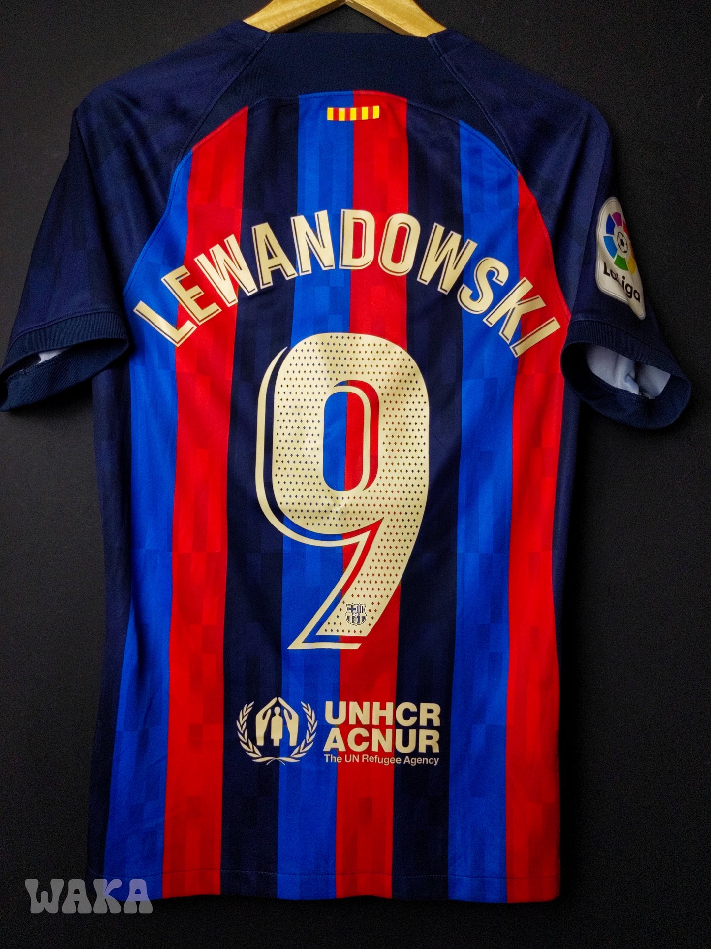 FC Barcelone 2022/2023 - Lewandowski - Home shirt - S
