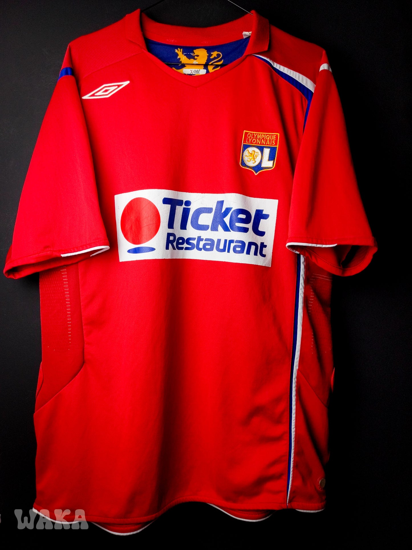 OL Olympique Lyonnais 2006/2007 - Juninho - Away shirt - XL