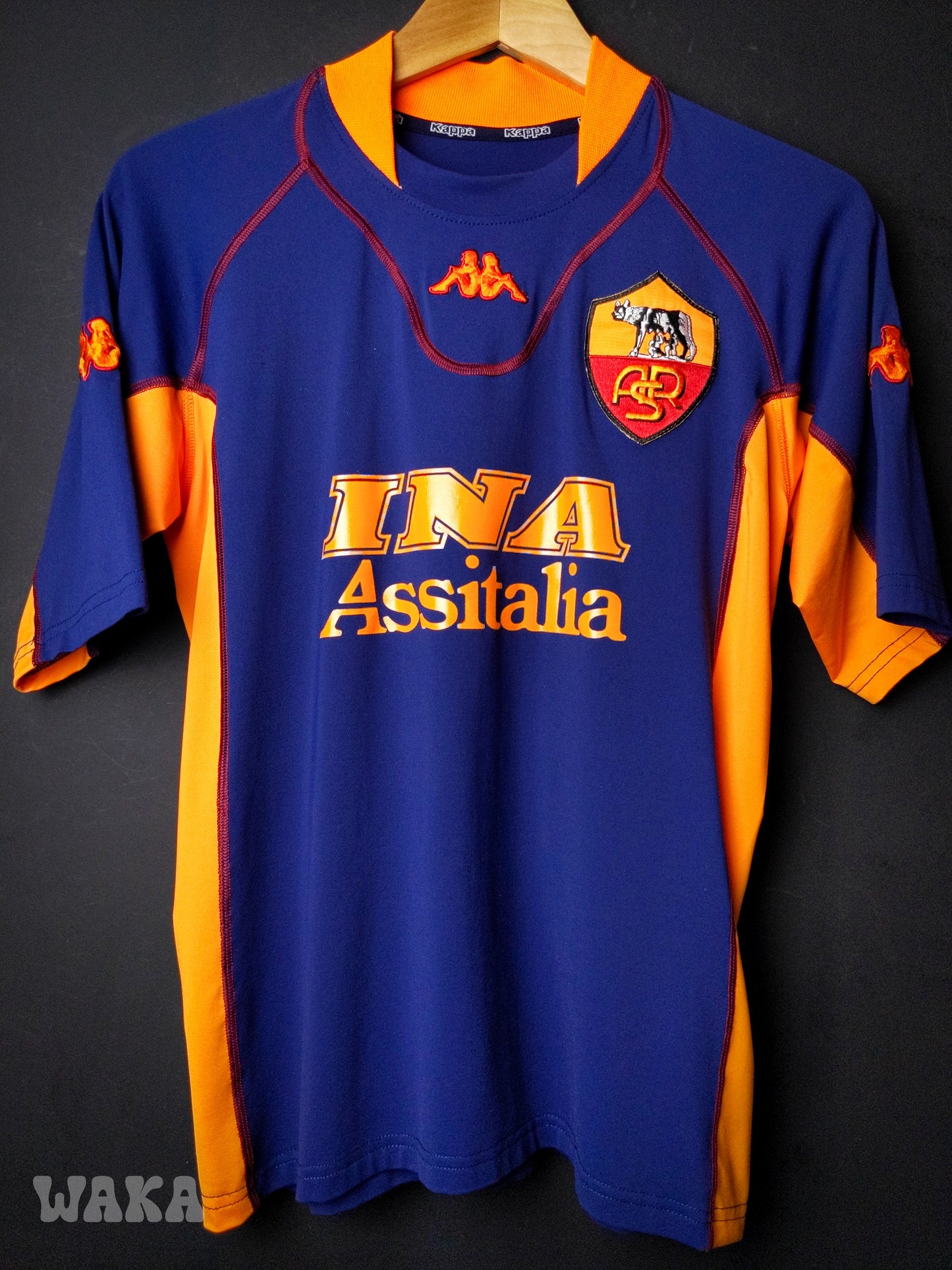 AS Roma 2001/2002 - Totti - Third shirt + Short - S/M (L)
