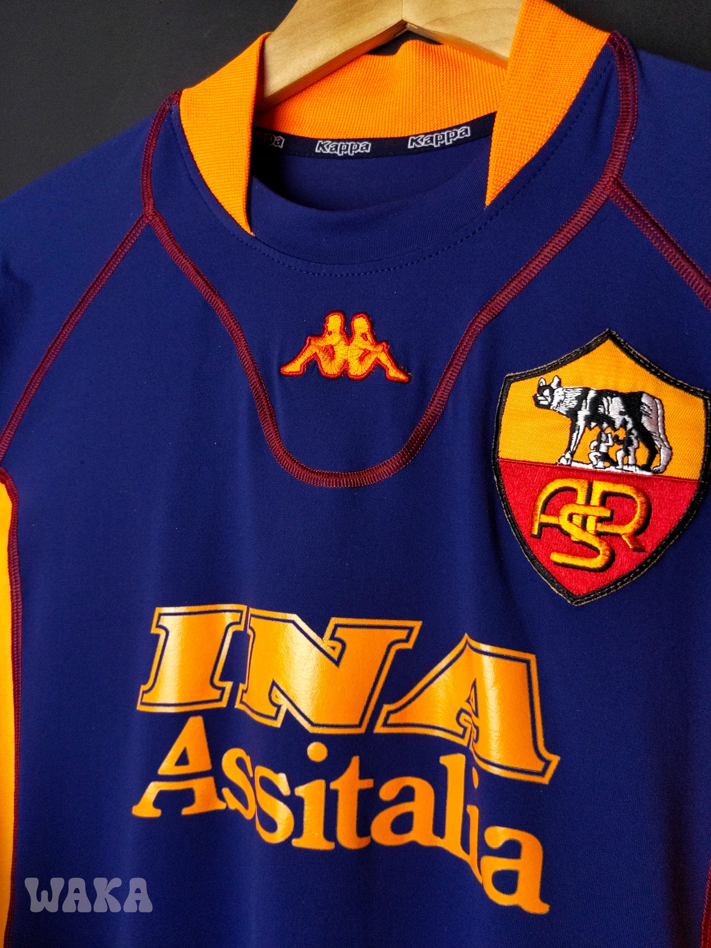 AS Roma 2001/2002 - Totti - Third shirt + Short - S/M (L)