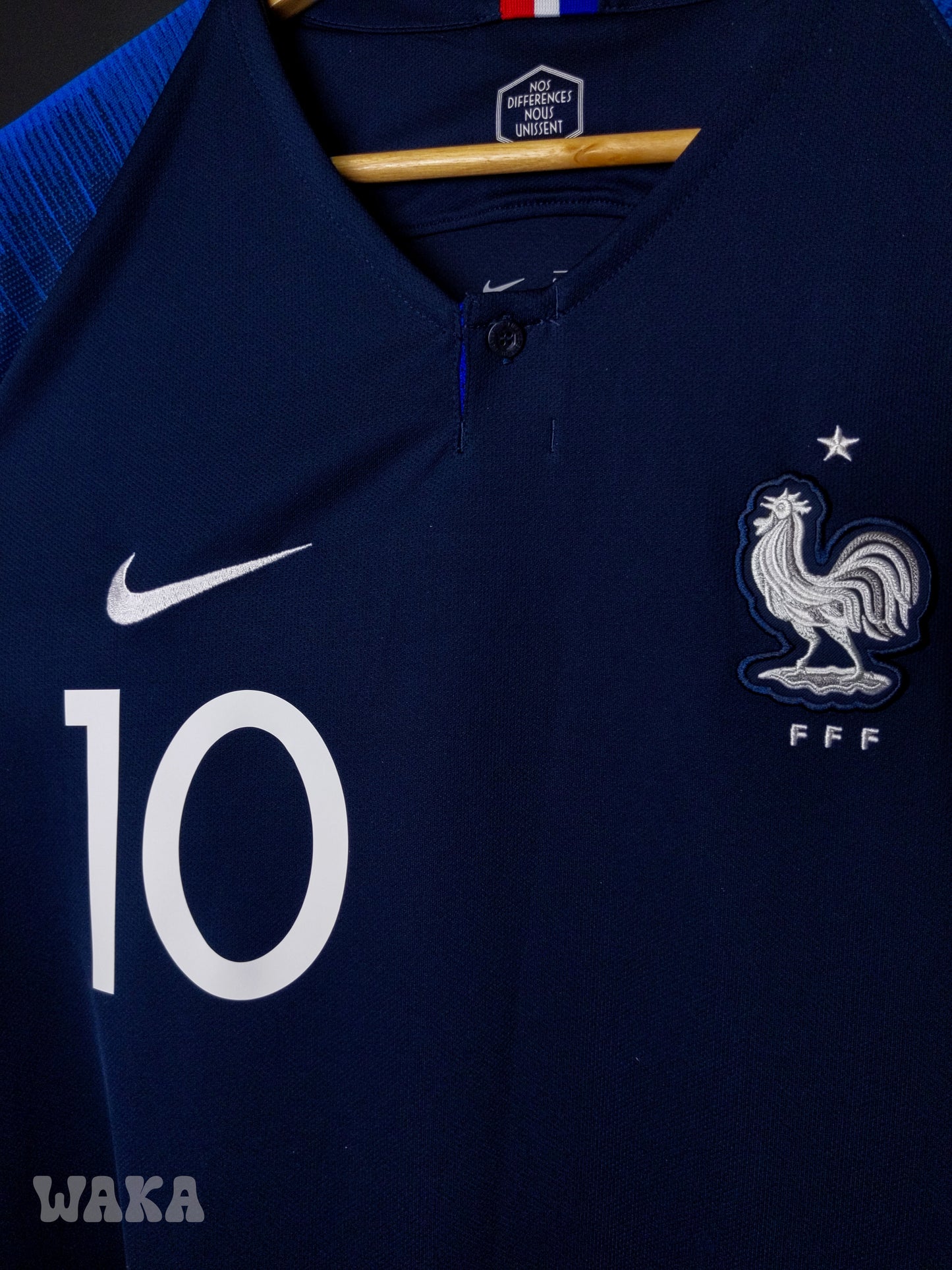 France 2018 - Mbappé - Home shirt - L