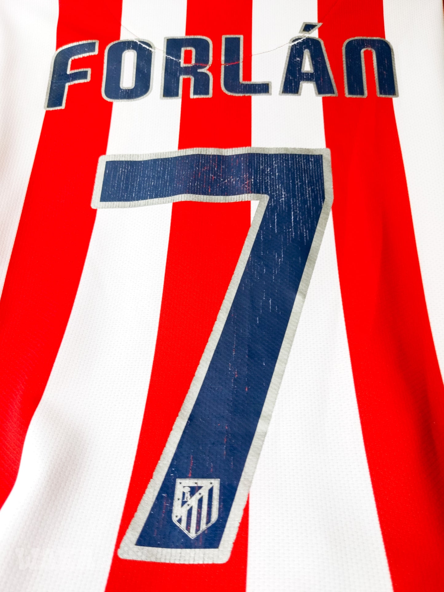 Atletico Madrid 2009/2010 - Forlan - Home shirt - M