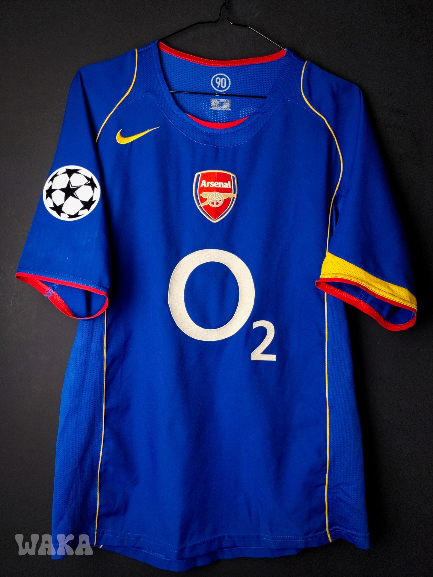 Arsenal 2004/2005 - Bergkamp - Away shirt - S