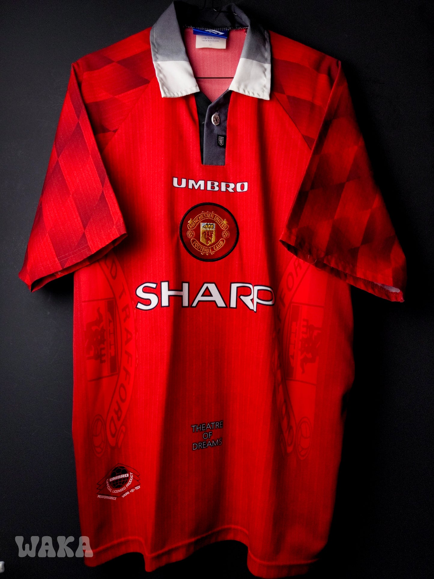 Manchester United 1996/1998 - Cantona - Home Shirt - L
