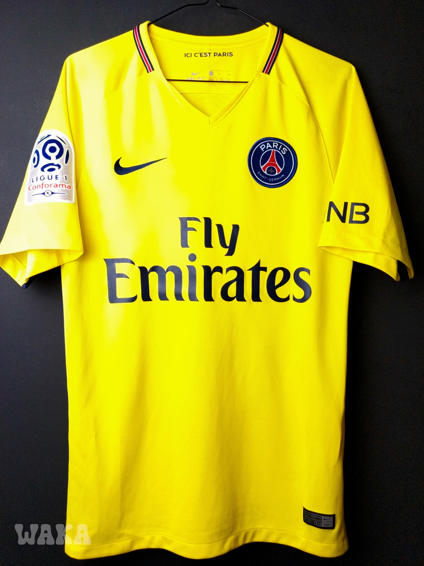 PSG Paris Saint-Germain 2017/2018 - Mbappé - Away shirt - S