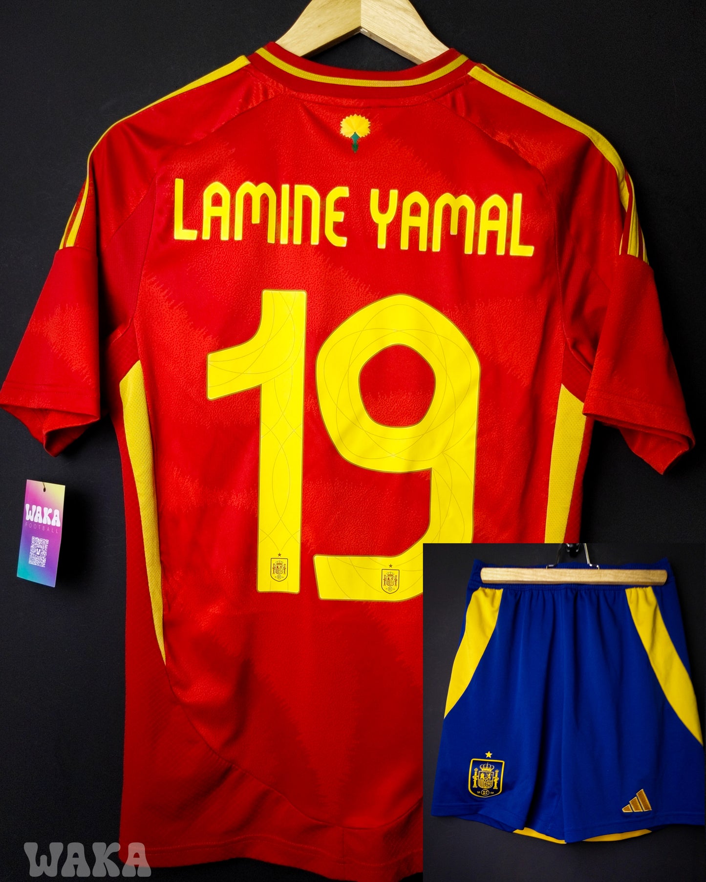 Espagne 2024 - Yamal - Home shirt + short - XL Junior